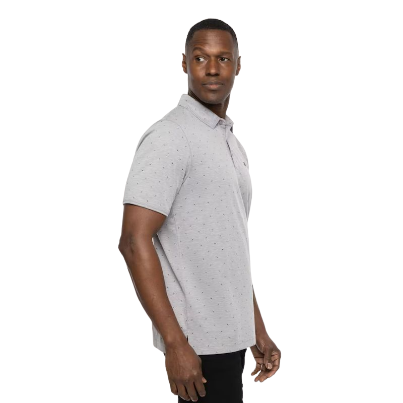 Cliff Jumping Polo - Heather Medium Grey