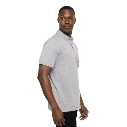 Cliff Jumping Polo - Heather Medium Grey