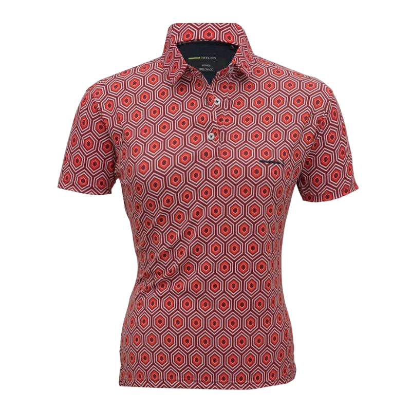 Red/Grey Spinel Women's Golf T-Shirt