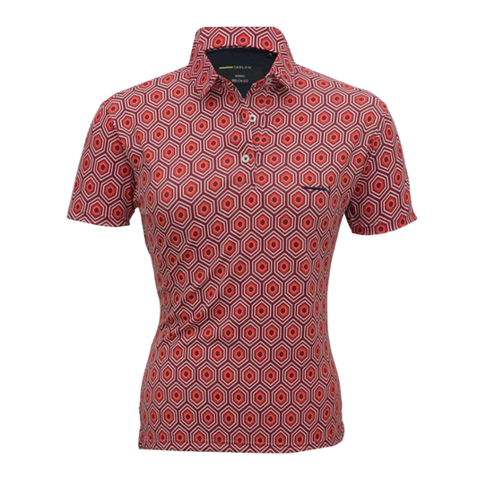 Red/Grey Spinel Women's Golf T-Shirt