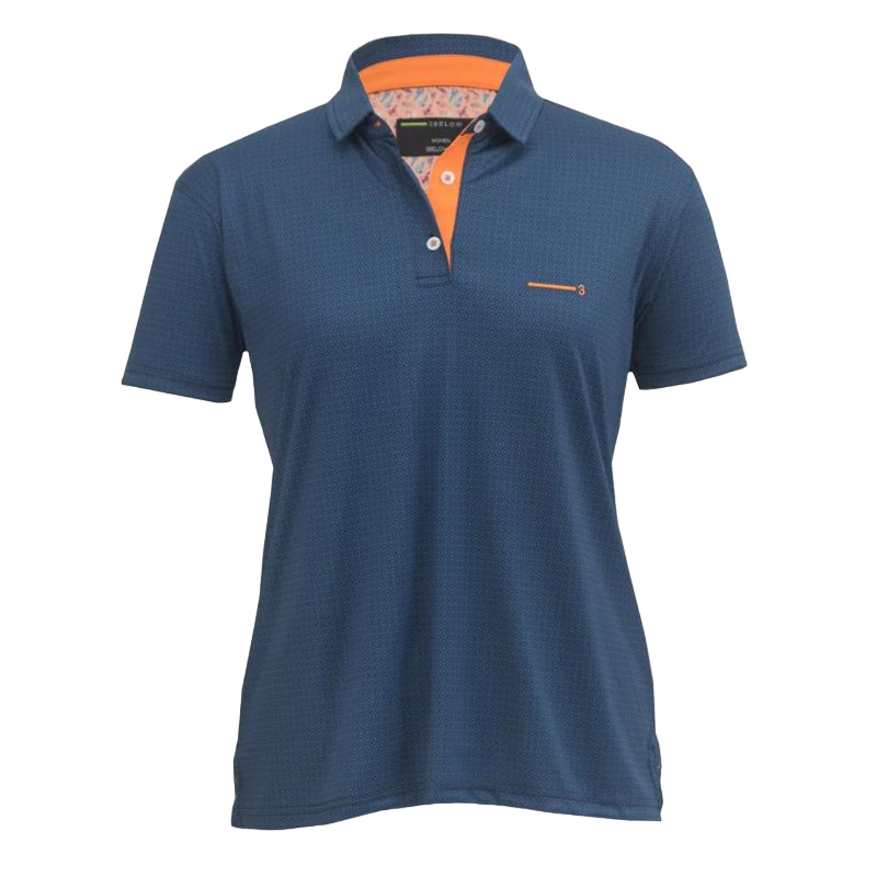 Midnight Blue Jungle Fowl Women's Golf T-Shirt