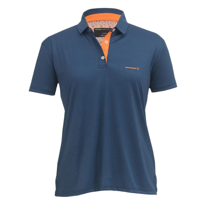 Midnight Blue Jungle Fowl Women's Golf T-Shirt