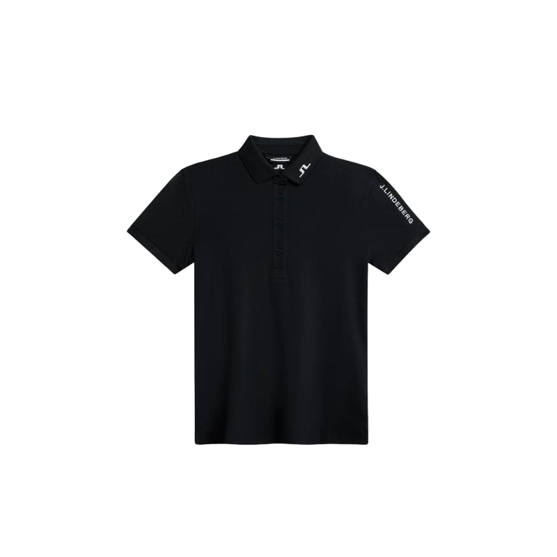 Black Tour Tech Golf Polo