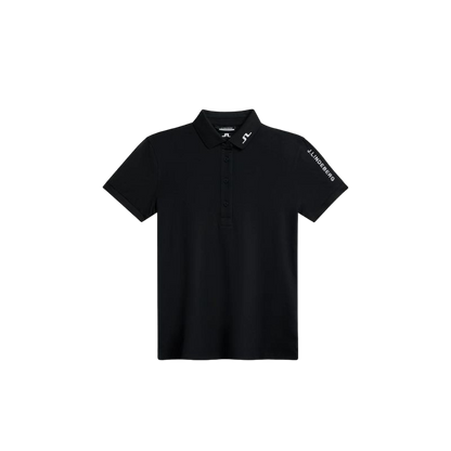 Black Tour Tech Golf Polo
