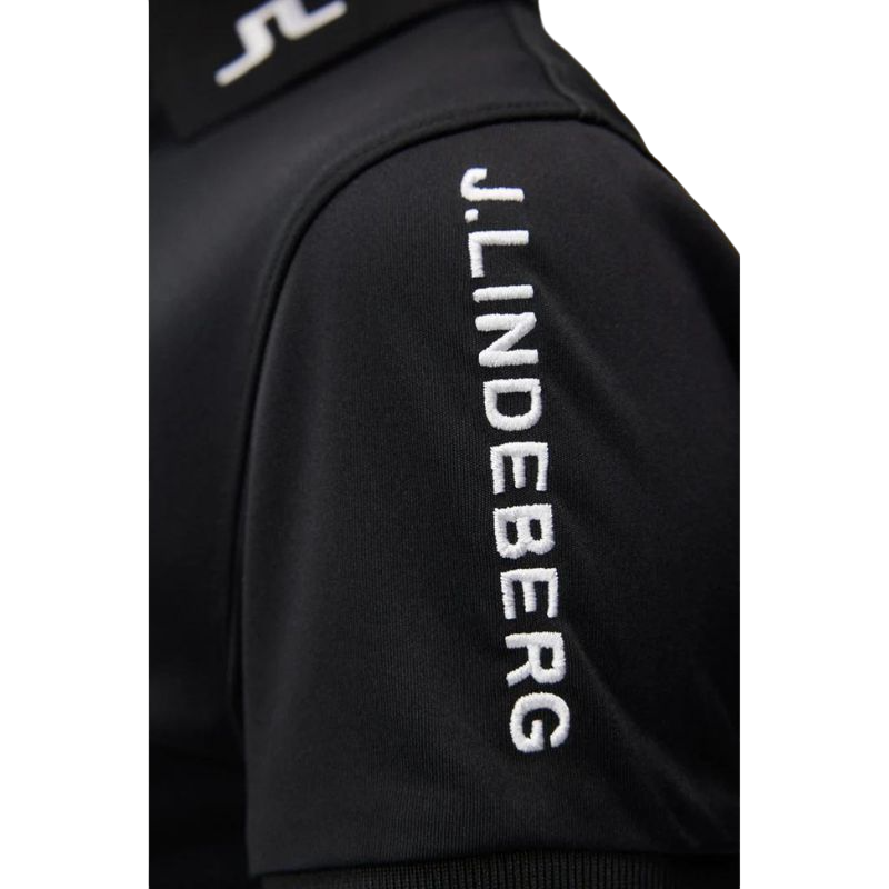 Black Tour Tech Golf Polo