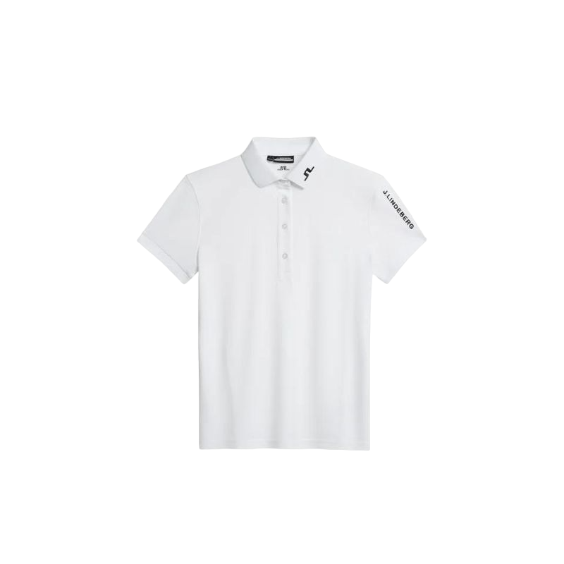 White Tour Tech Golf Polo