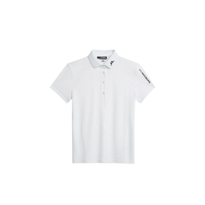 White Tour Tech Golf Polo