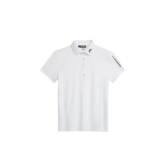 White Tour Tech Golf Polo