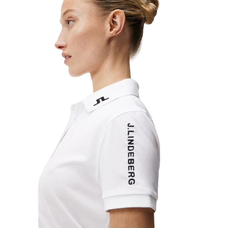 White Tour Tech Golf Polo