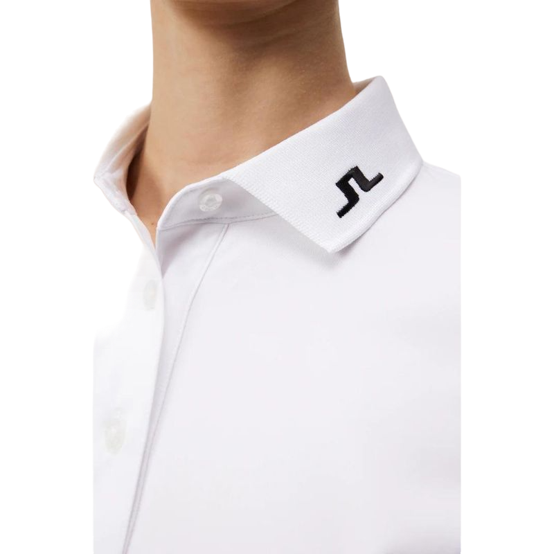 White Tour Tech Golf Polo
