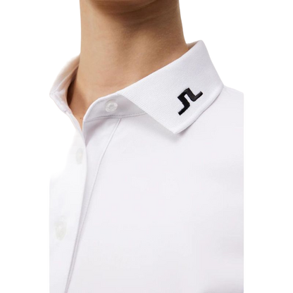 White Tour Tech Golf Polo