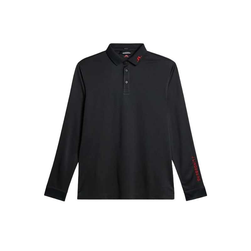 Black Tour Tech Long Sleeve Melange