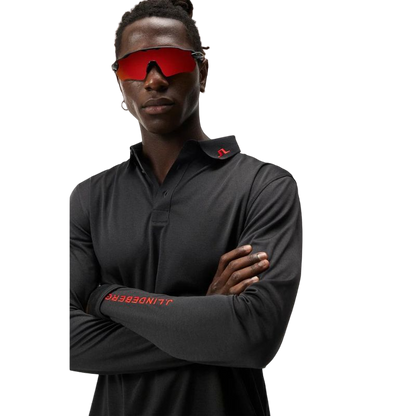 Black Tour Tech Long Sleeve Melange