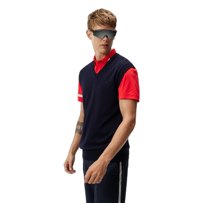 Navy Liam Knitted Vest