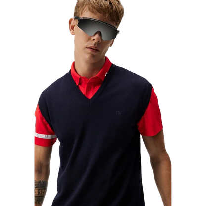 Navy Liam Knitted Vest