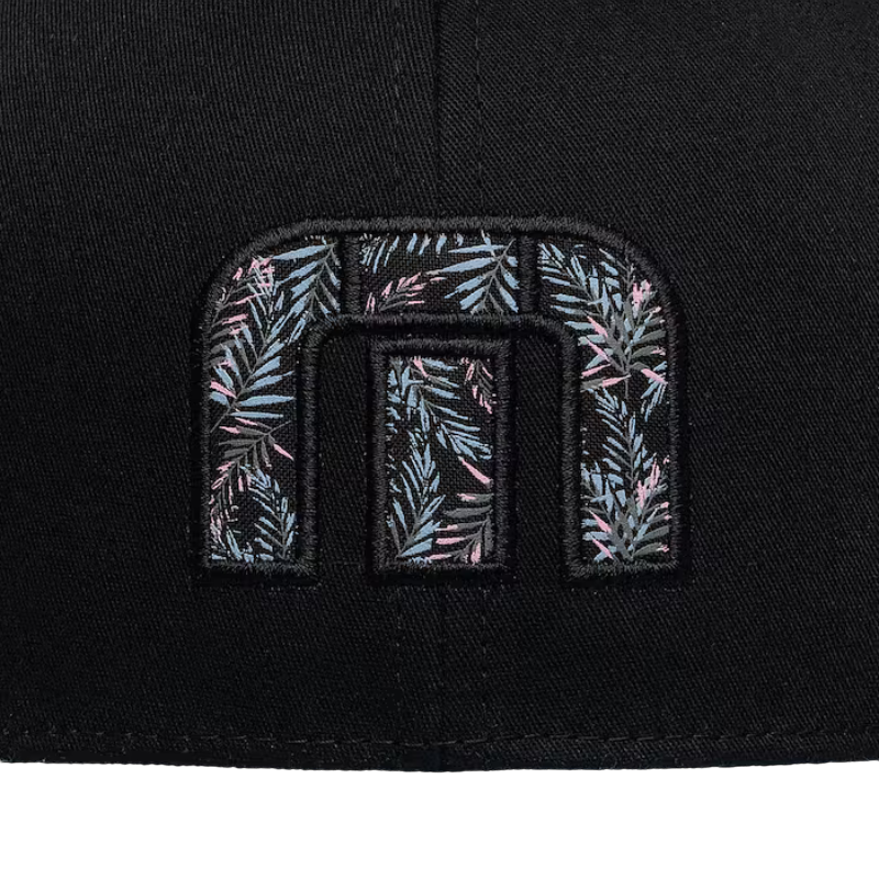 Black Ciudad Snapback Hat