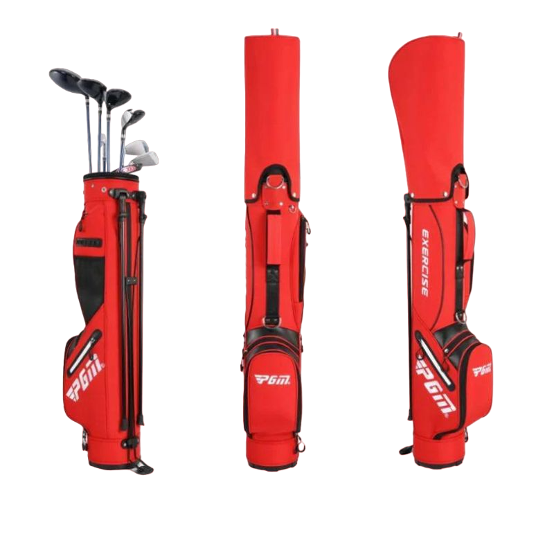 PGM Pro Master Club Stand Bag - Red/Black