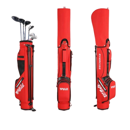 PGM Pro Master Club Stand Bag - Red/Black