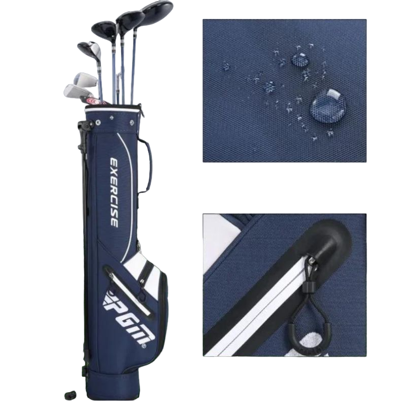 PGM Pro Master Club Stand Bag - Navy/White