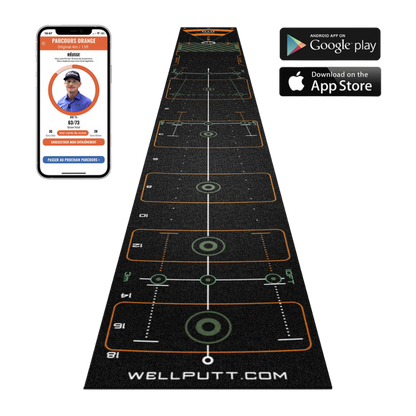 4M Putting Mat - Classic Black